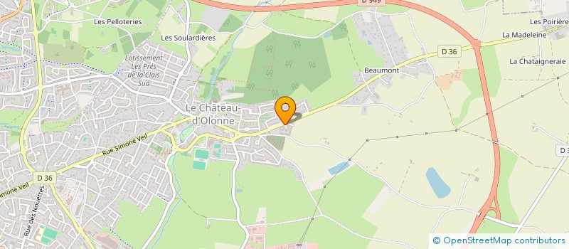 localisation de l'entreprise MADAME ADELAIDE BUISSONNEAU à LES SABLES-D'OLONNE