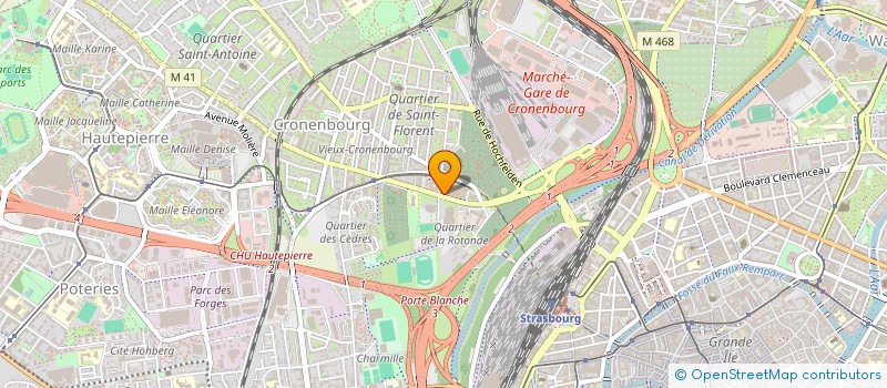 localisation de l'entreprise MADAME ADELAIDE DA COSTA à STRASBOURG