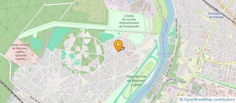 localisation de l'entreprise MADAME ADELAIDE DANLOUX à MAISONS-LAFFITTE