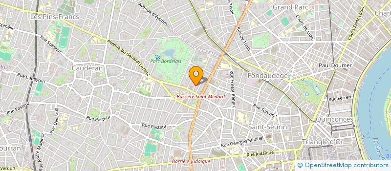 localisation de l'entreprise MADAME ADELAIDE DE ROQUEFEUIL ET DU BOUSQUET  BORDEAUX