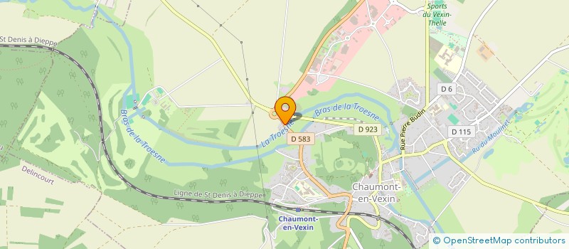 localisation de l'entreprise MADAME ADELAIDE DEHODANG  CHAUMONT-EN-VEXIN