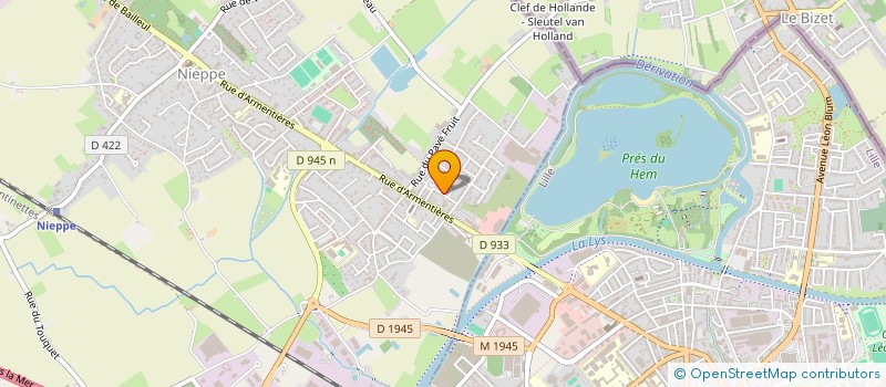 localisation de l'entreprise MADAME ADELAIDE DUBOIS  NIEPPE