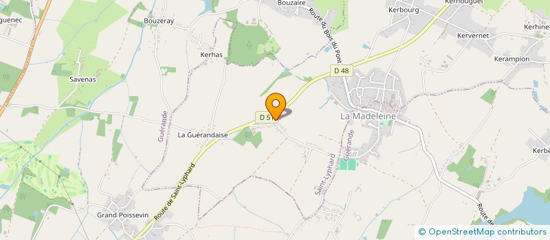 localisation de l'entreprise MADAME ADELAIDE DUQUESNE  SAINT-LYPHARD