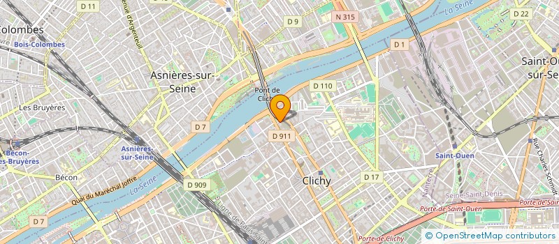 localisation de l'entreprise MADAME ADELAIDE EVREINOFF à CLICHY