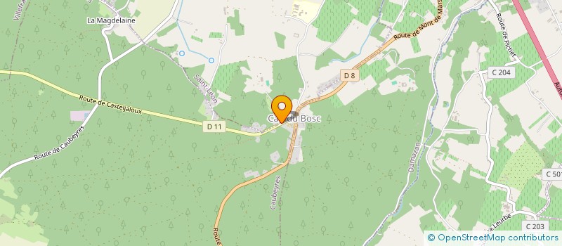 localisation de l'entreprise MADAME ADELAIDE GELAS  SAINT-LEON