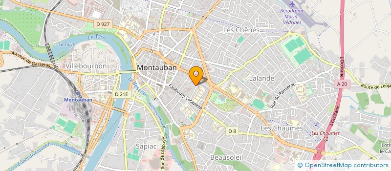 localisation de l'entreprise MADAME ADELAIDE GENDRON  MONTAUBAN