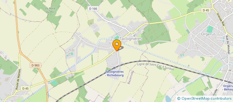 localisation de l'entreprise MADAME ADELAIDE HERVAGAULT  ORGERUS