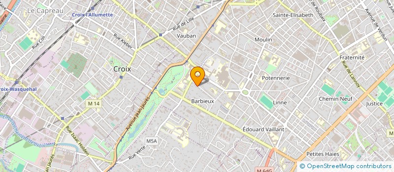 localisation de l'entreprise MADAME ADELAIDE IBLED  ROUBAIX