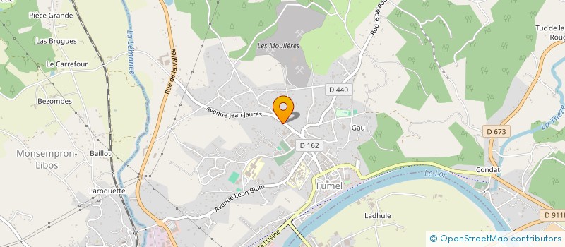 localisation de l'entreprise MADAME ADELAIDE JOAQUIM à FUMEL