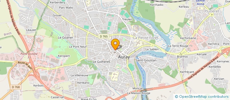 localisation de l'entreprise MADAME ADELAIDE LABASTIRE à AURAY