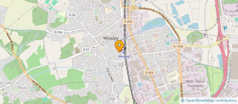 localisation de l'entreprise MADAME ADELAIDE LELASSEUX  WOIPPY