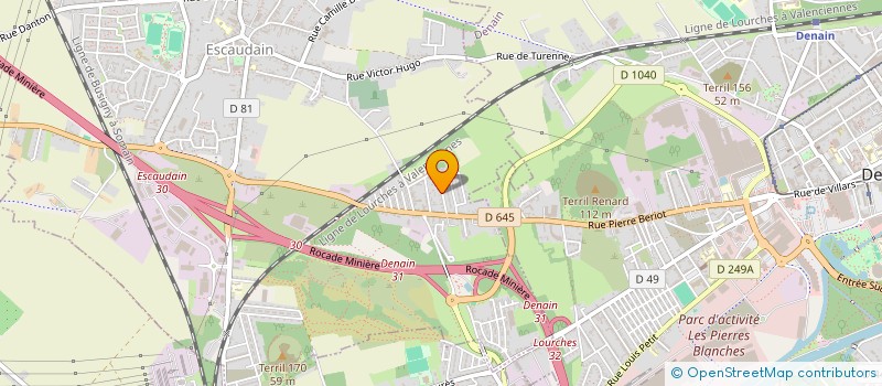 localisation de l'entreprise MADAME ADELAIDE LONGELIN  ESCAUDAIN