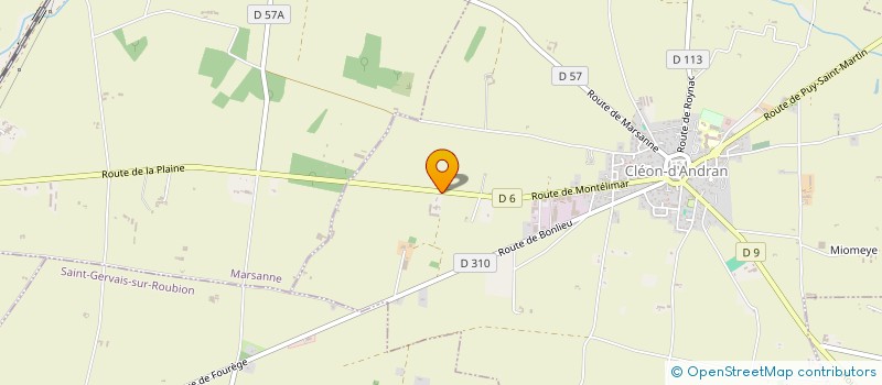 localisation de l'entreprise MADAME ADELAIDE MANUEL  CLEON-D'ANDRAN