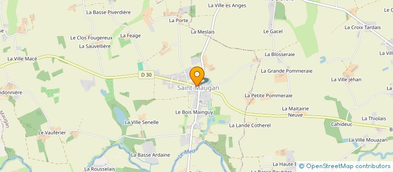 localisation de l'entreprise MADAME ADELAIDE MAUGUET  SAINT-MAUGAN