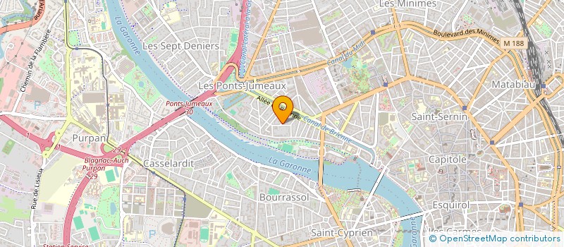 localisation de l'entreprise MADAME ADELAIDE NEGRE  TOULOUSE
