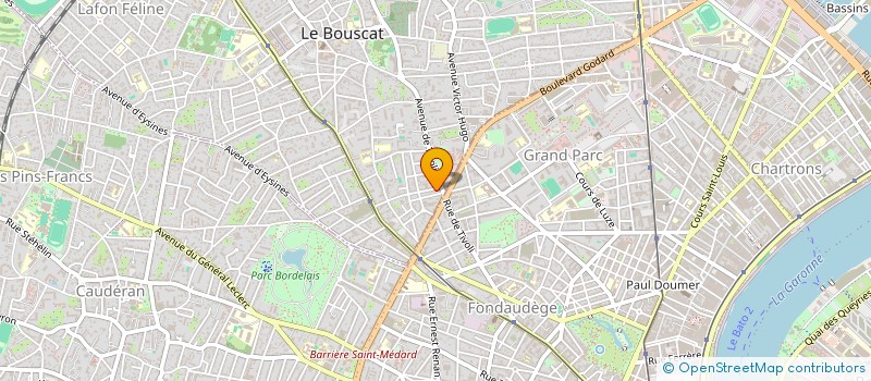 localisation de l'entreprise MADAME ADELAIDE PEBERNAD DE LANGAUTIER  LE BOUSCAT