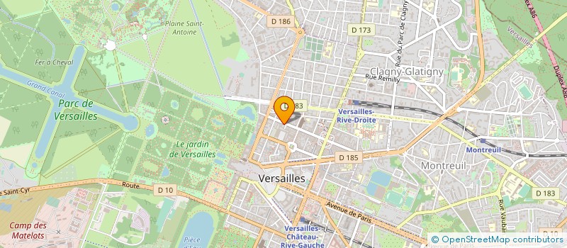 localisation de l'entreprise MADAME ADELAIDE PICHLER à VERSAILLES