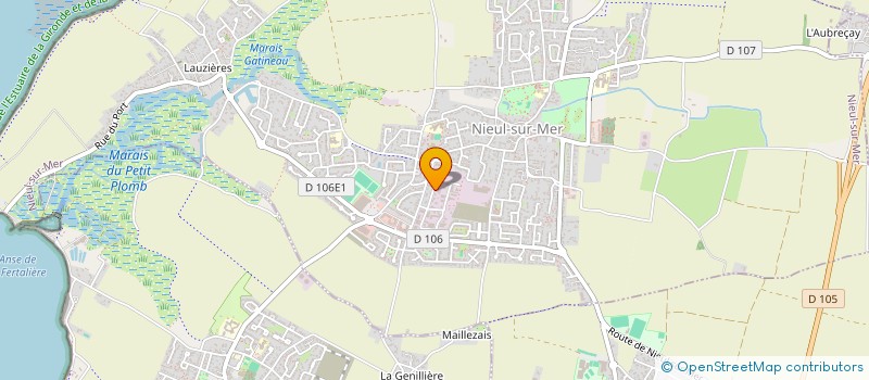 localisation de l'entreprise MADAME ADELAIDE PINHEIRO  NIEUL-SUR-MER