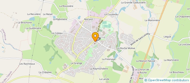 localisation de l'entreprise MADAME ADELAIDE POUPELIN  CHANVERRIE