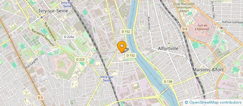 localisation de l'entreprise MADAME ADELAIDE ROBIN  VITRY-SUR-SEINE