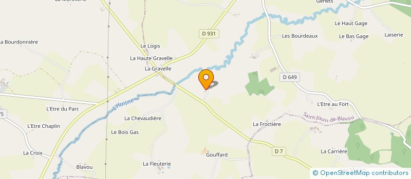 localisation de l'entreprise MADAME ADELAIDE ROGUET à SAINT-JOUIN-DE-BLAVOU
