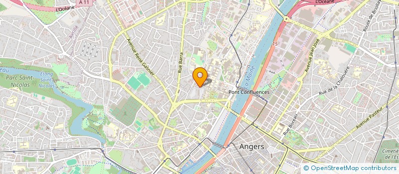 localisation de l'entreprise MADAME ADELAIDE ROUGER-DUCOS à ANGERS