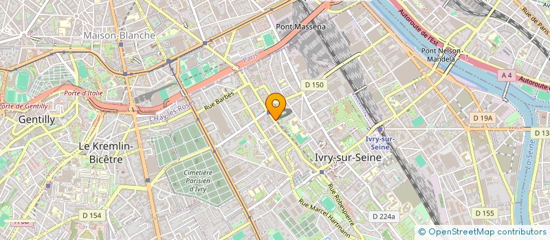 localisation de l'entreprise MADAME ADELAIDE ROUSSEAU  IVRY-SUR-SEINE