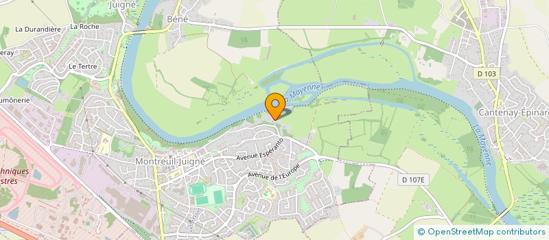 localisation de l'entreprise MADAME ADELAIDE THILLAYE DU BOULLAY  MONTREUIL-JUIGNE