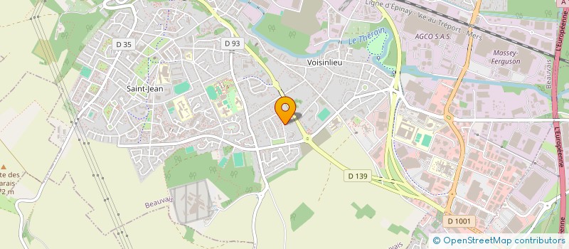 localisation de l'entreprise MADAME ADELAIDE THORAILLER  BEAUVAIS