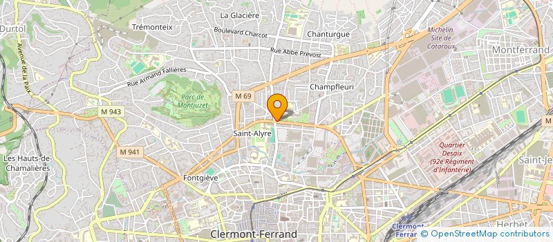 localisation de l'entreprise MADAME ADELAIDE THURGOOD  CLERMONT-FERRAND