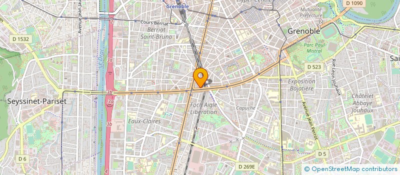 localisation de l'entreprise MADAME ADELAIDE VACHERAND à GRENOBLE