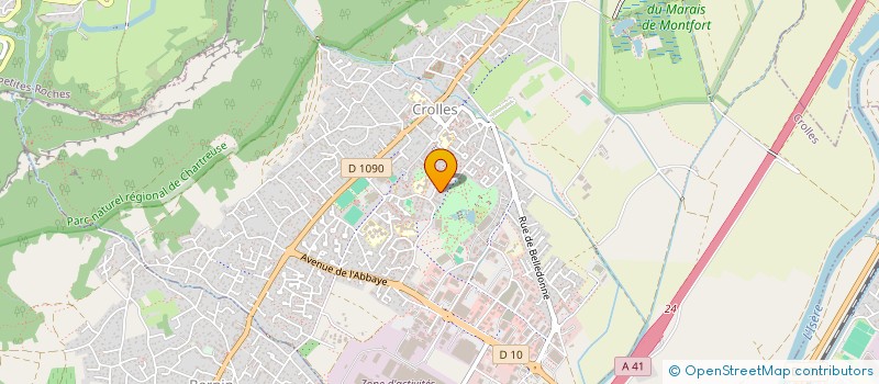 localisation de l'entreprise MADAME ADELAIDE VO THANH  CROLLES