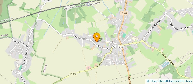 localisation de l'entreprise MADAME ADELAIDE WANTELLET  WALLERS