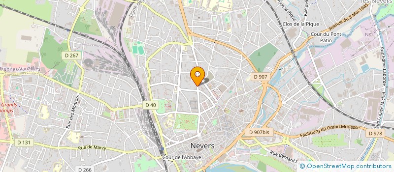 localisation de l'entreprise MADAME ADELE BARTHELEMY à NEVERS
