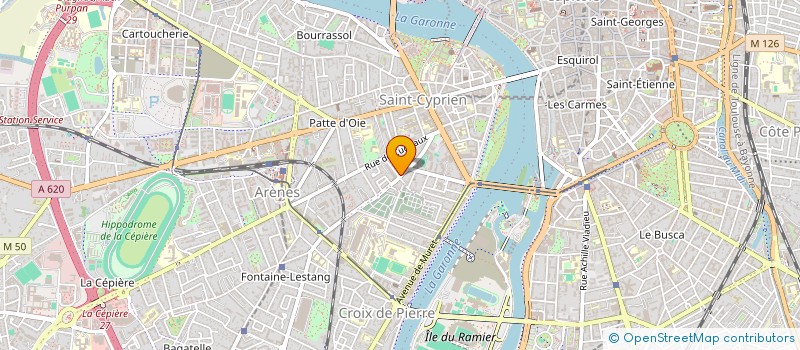 localisation de l'entreprise MADAME ADELE BECHEAU  TOULOUSE