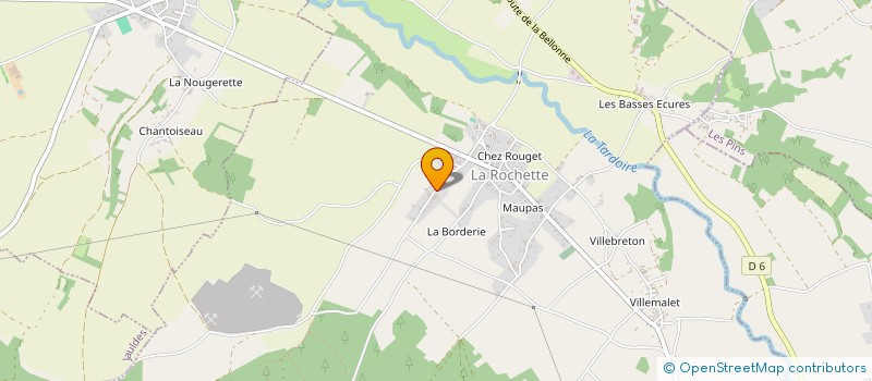 localisation de l'entreprise MADAME ADELE BLASAC à LA ROCHETTE