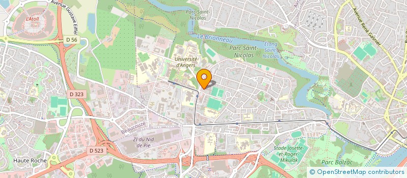 localisation de l'entreprise MADAME ADELE BODET  SAINT-BARTHELEMY-D'ANJOU