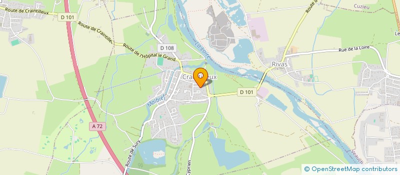 localisation de l'entreprise MADAME ADELE BONNEFOND  CRAINTILLEUX