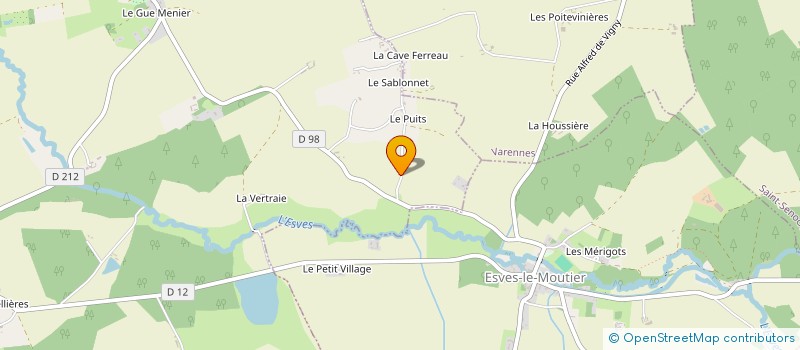 localisation de l'entreprise MADAME ADELE BOUIN  CIRAN