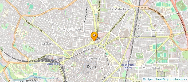 localisation de l'entreprise MADAME ADELE BREUZARD  DIJON