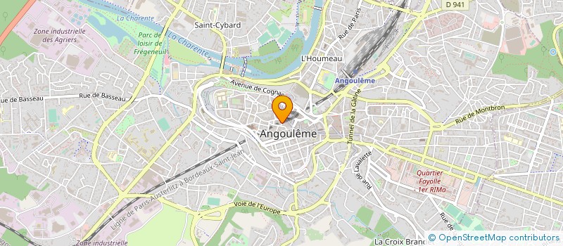 localisation de l'entreprise MADAME ADELE BROCHOT à ANGOULEME
