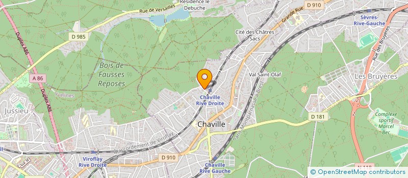 localisation de l'entreprise MADAME ADELE BRUYERE à CHAVILLE