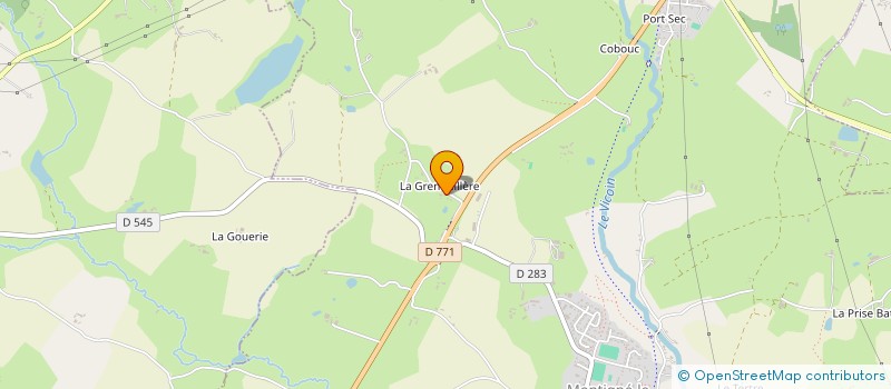 localisation de l'entreprise MADAME ADELE CHEMINEAU  L'HUISSERIE