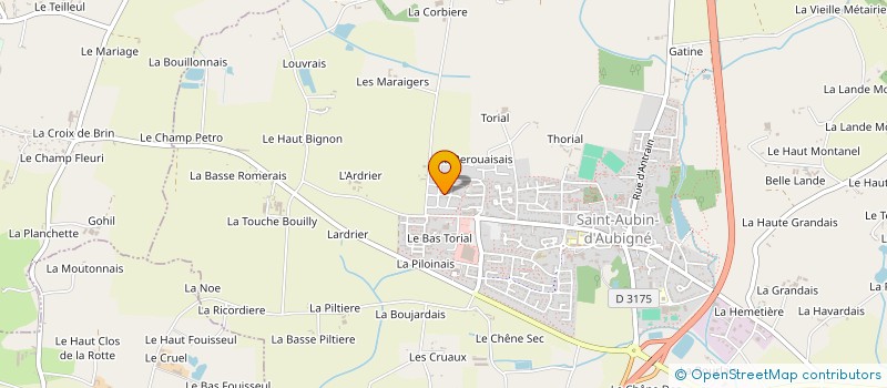 localisation de l'entreprise MADAME ADELE COLIN  SAINT-AUBIN-D'AUBIGNE