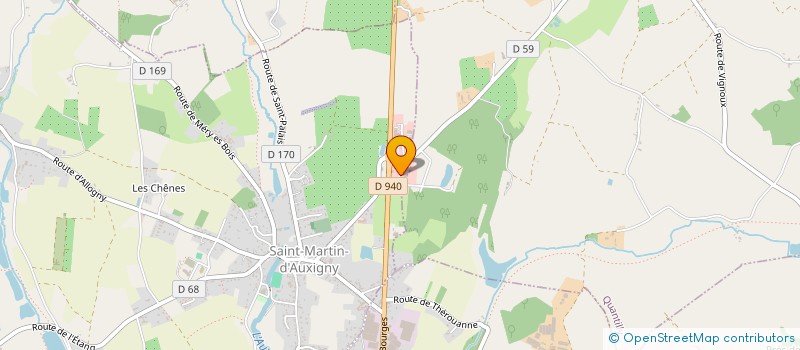 localisation de l'entreprise MADAME ADELE CORTET  SAINT MARTIN D'AUXIGNY