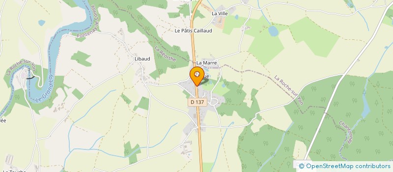 localisation de l'entreprise MADAME ADELE COUANON  LA REORTHE