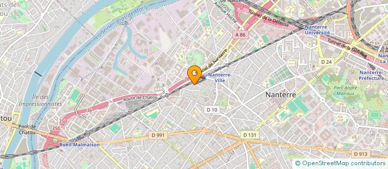 localisation de l'entreprise MADAME ADELE DESLANDES  NANTERRE