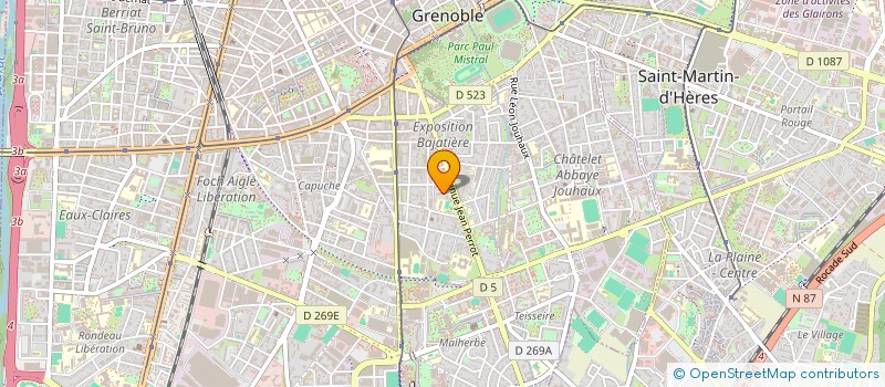 localisation de l'entreprise MADAME ADELE DUMINY  GRENOBLE