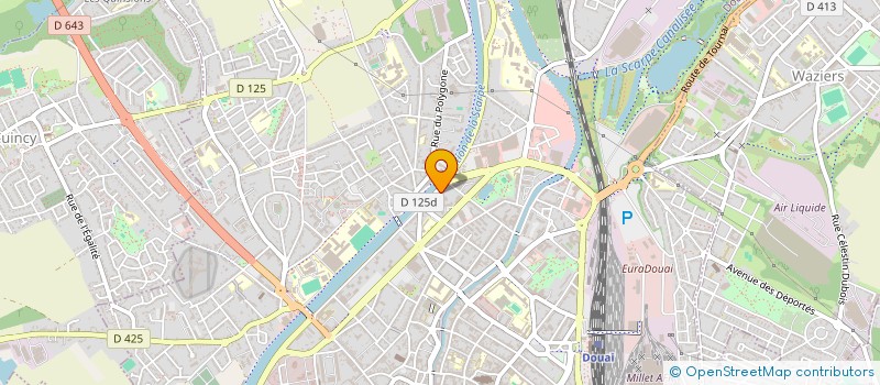 localisation de l'entreprise MADAME ADELE DUQUESNOY  DOUAI