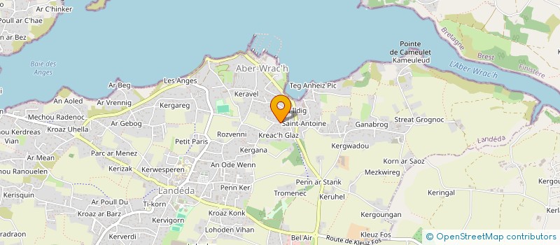 localisation de l'entreprise MADAME ADELE GERVEZ  KERLOUAN